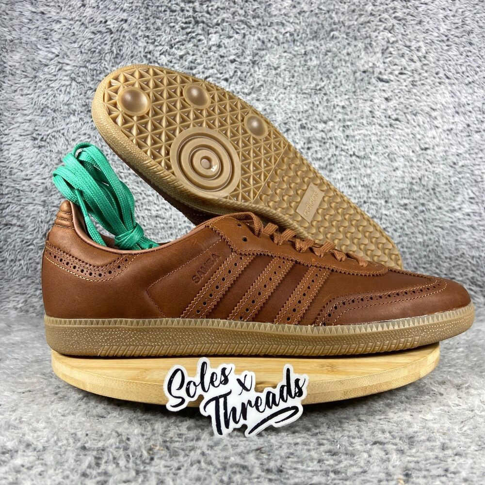 Adidas Samba OG Brogue Pack Size 12.5 Men Dust Rust Brown JI3232